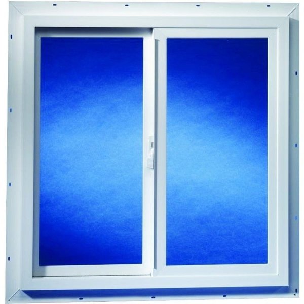 Duo-Corp Utility Window, 2312 in OAW, 2312 in OAH, Vinyl Frame 2020TMUT